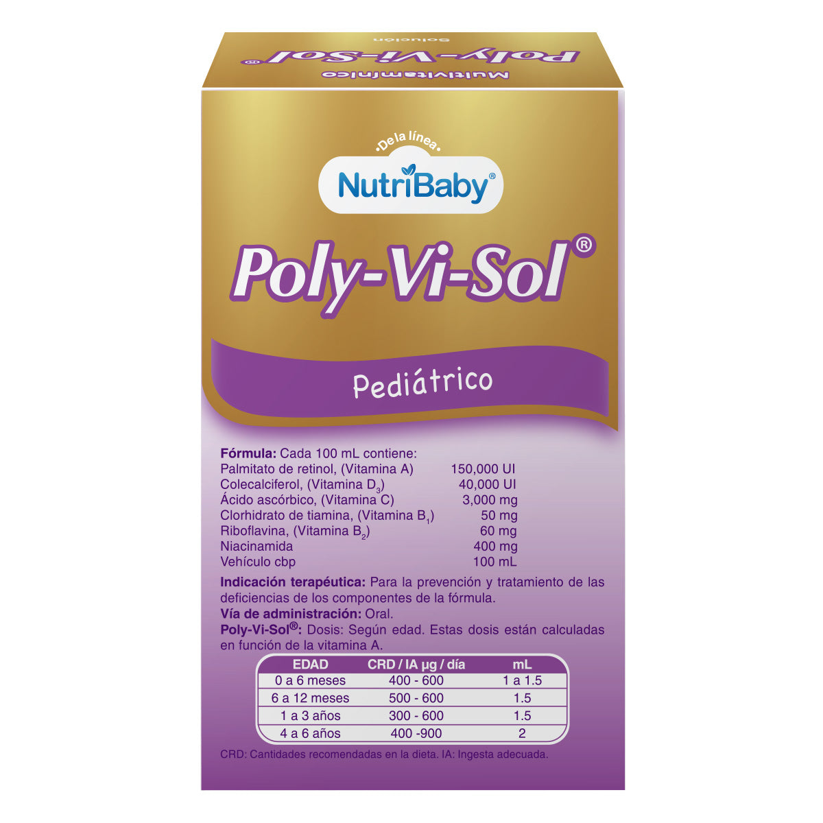Poly-Vi-Sol - Frasco Con Gotero 50 Ml