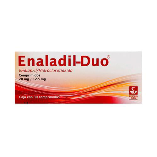 Enaladil-Duo 20/12.5 Mg Con 30 Comprimidos