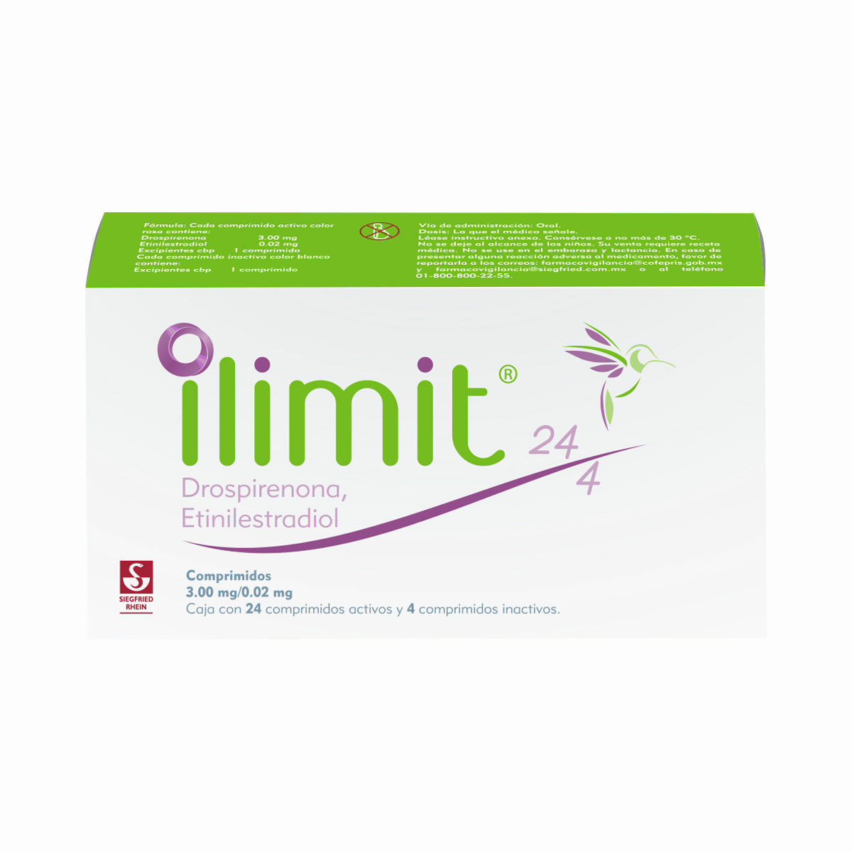 Ilimit 24/4 - Caja Con 28 Comprimidos (Drospirenona Y Etinilestradiol)