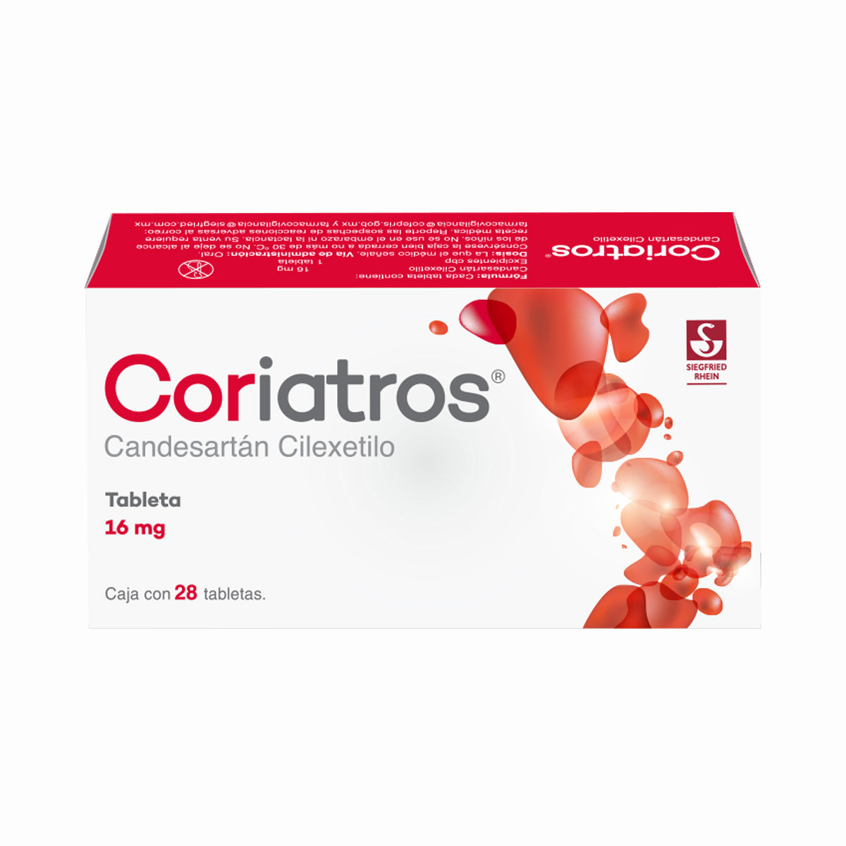 Coriatros 16 Mg Con 28 Tabletas