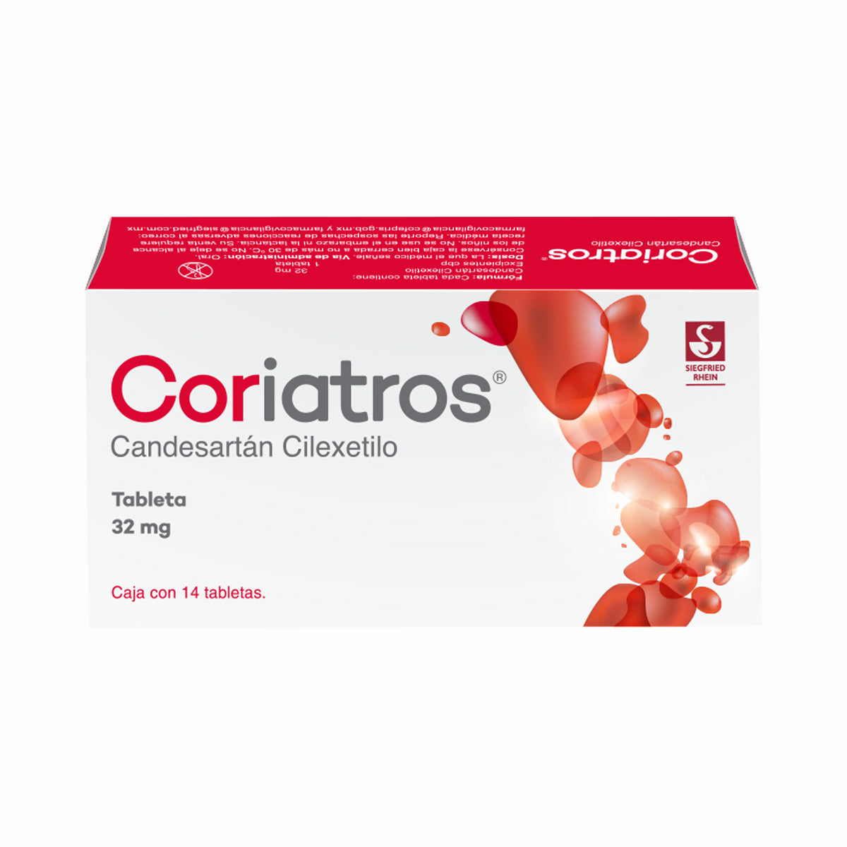 Coriatros 32 Mg - Caja Con 14 Tabletas (Candesartán)