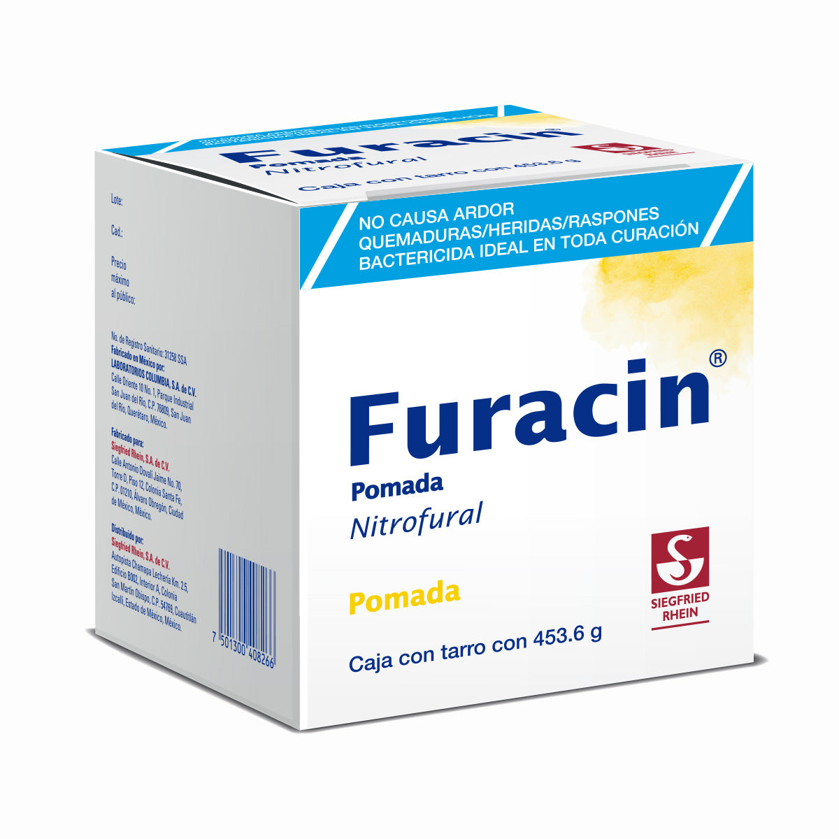 Furacín 453.6 G - Pomada En Tarro (Nitrofural)