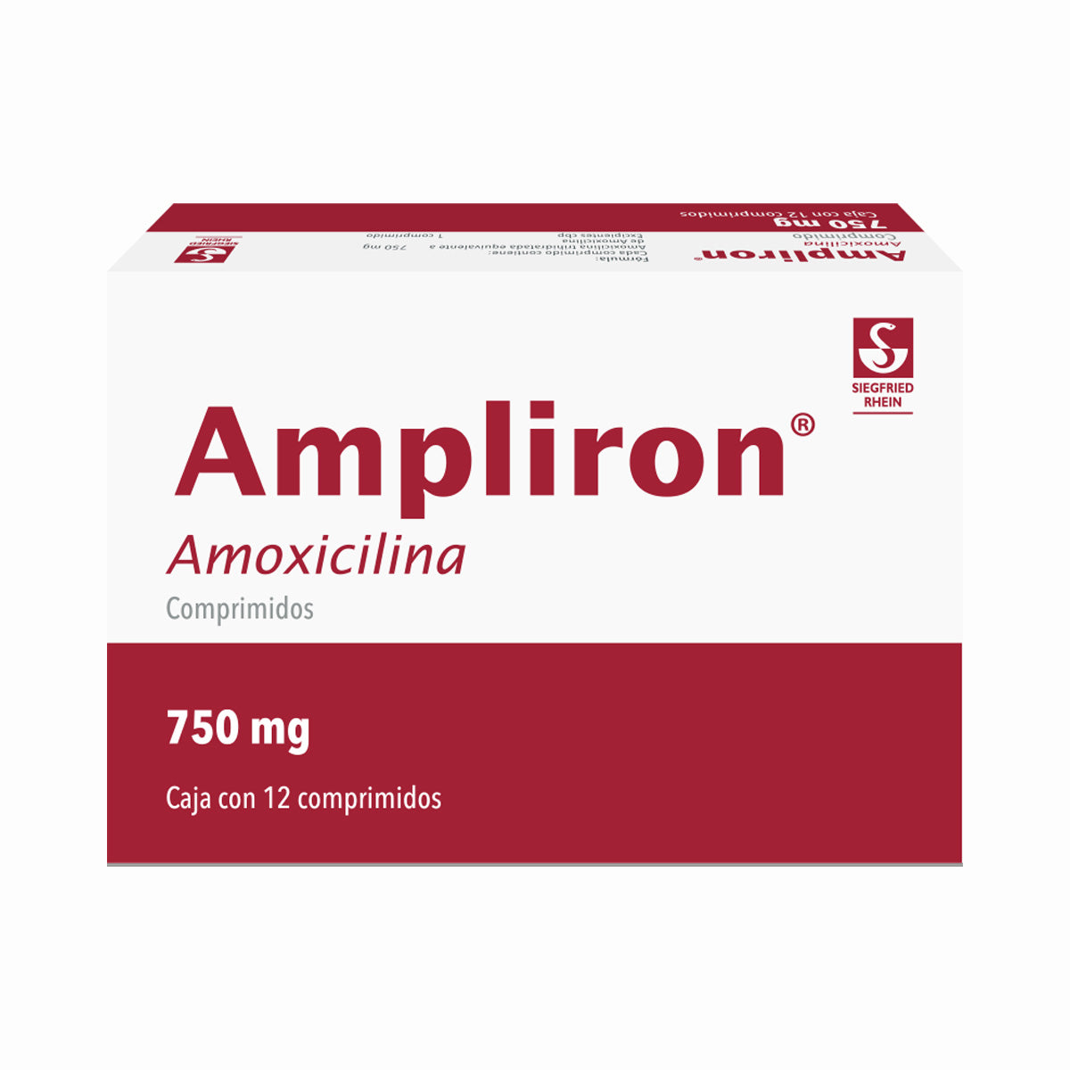 Ampliron 750 Mg Tabletas Con 12