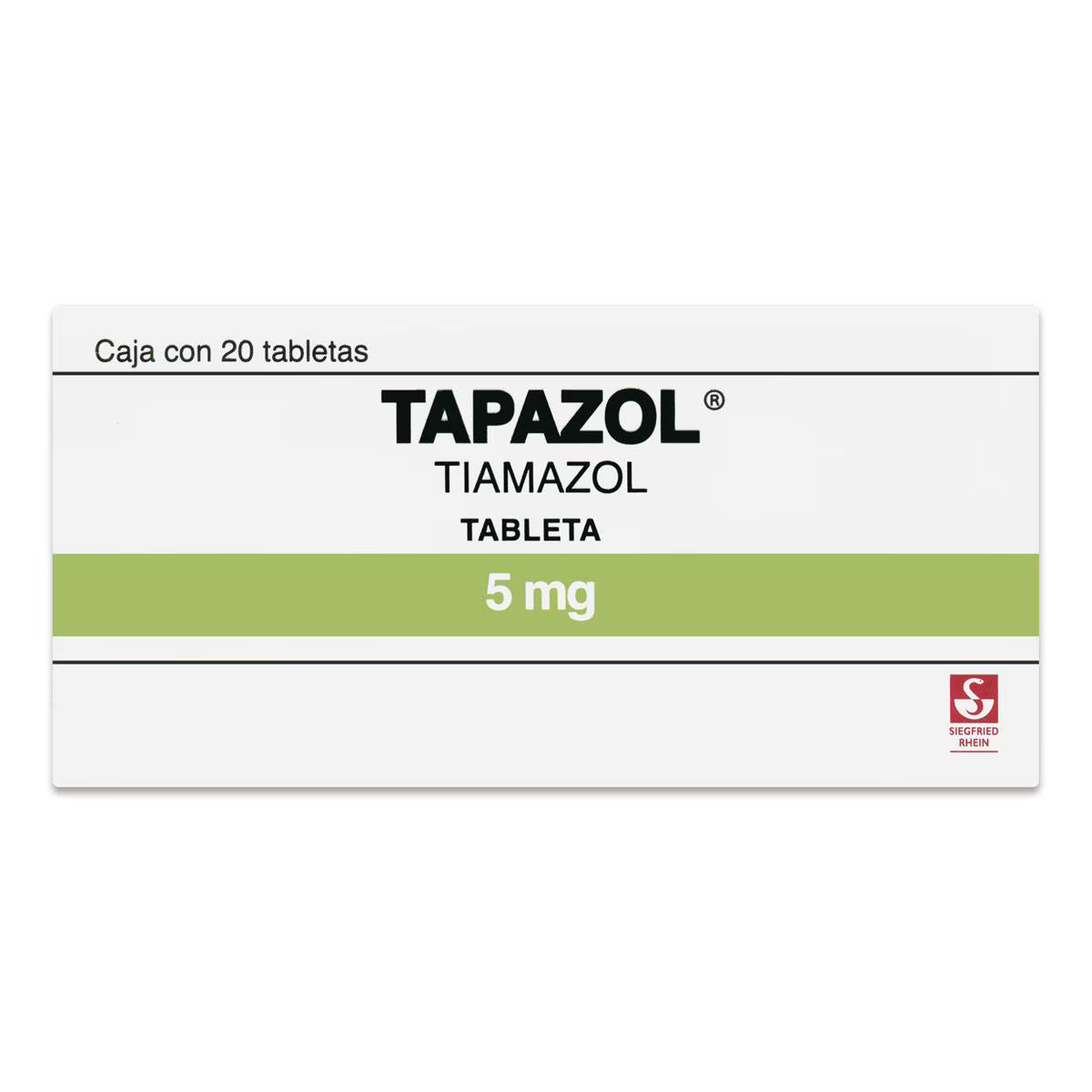 Tapazol 5 Mg Tab 20
