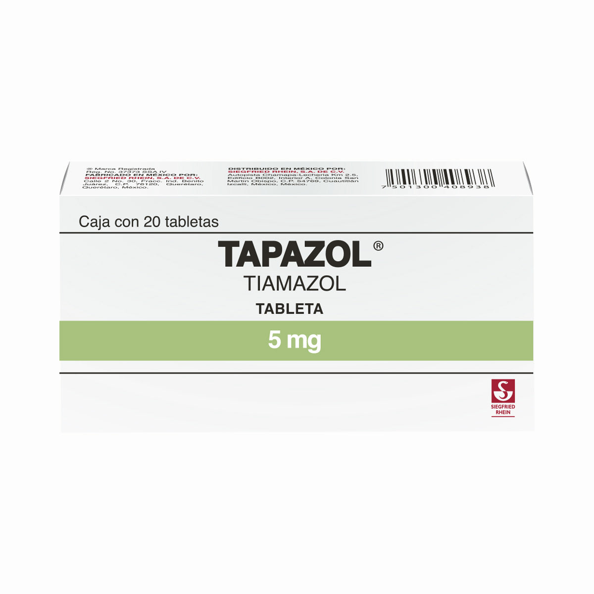 Tapazol 5 Mg Tab 20