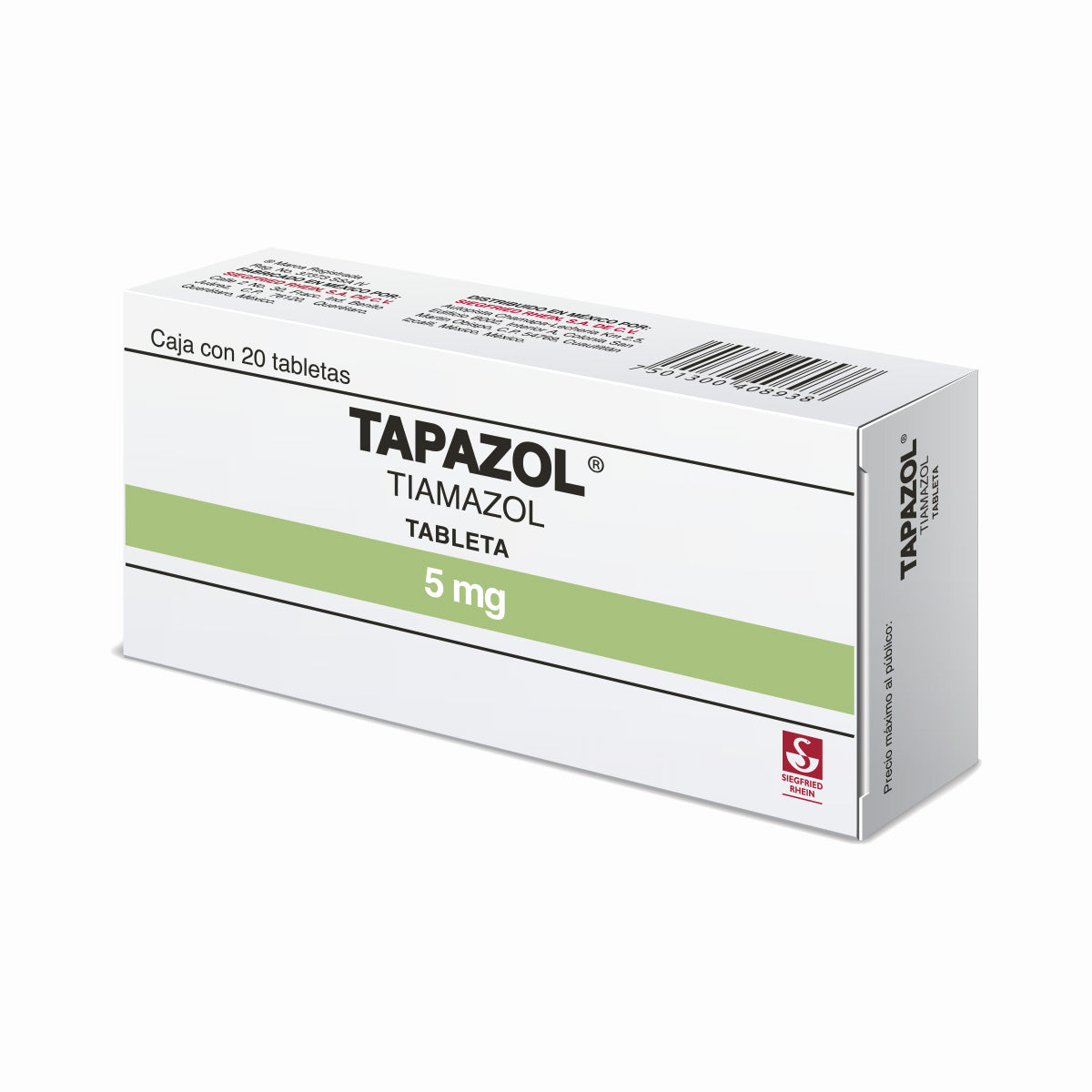 Tapazol 5 Mg Tab 20