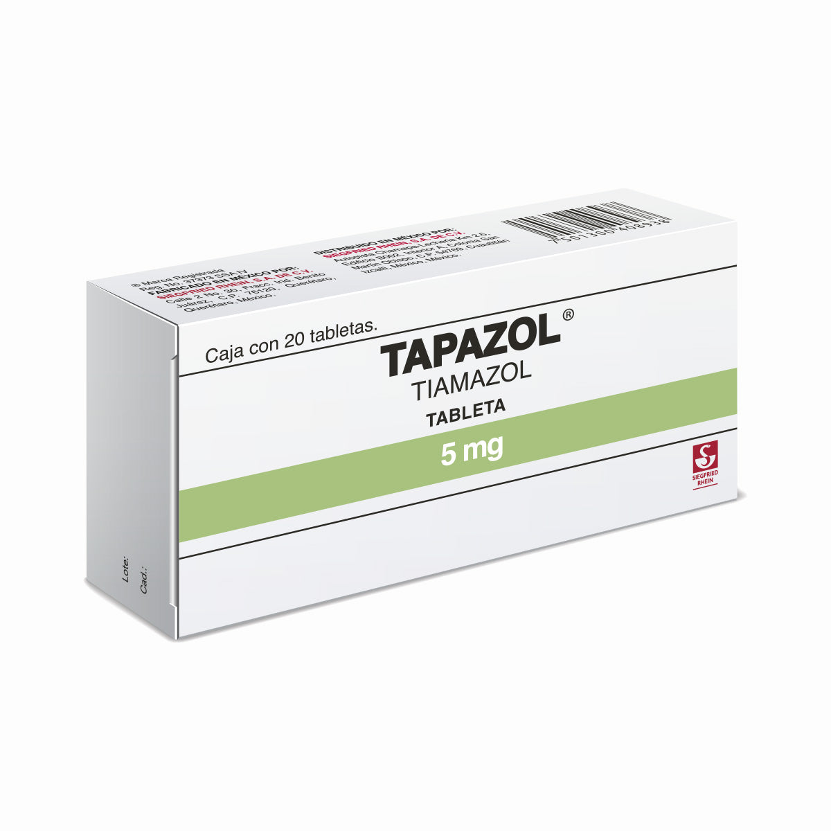 Tapazol 5 Mg Tab 20