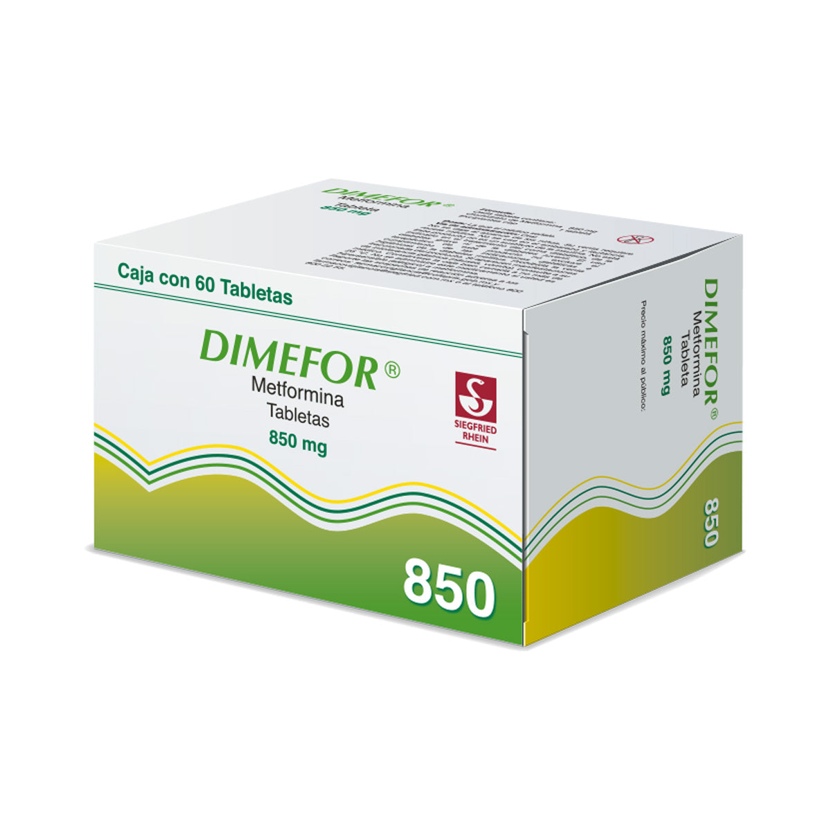 Dimefor 850 Miligramos Tabletas  60