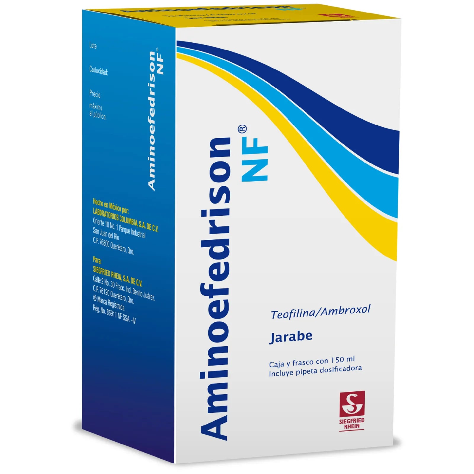 Aminoefedrison Nf 150 Ml - Jarabe (Teofilina Y Ambroxol)