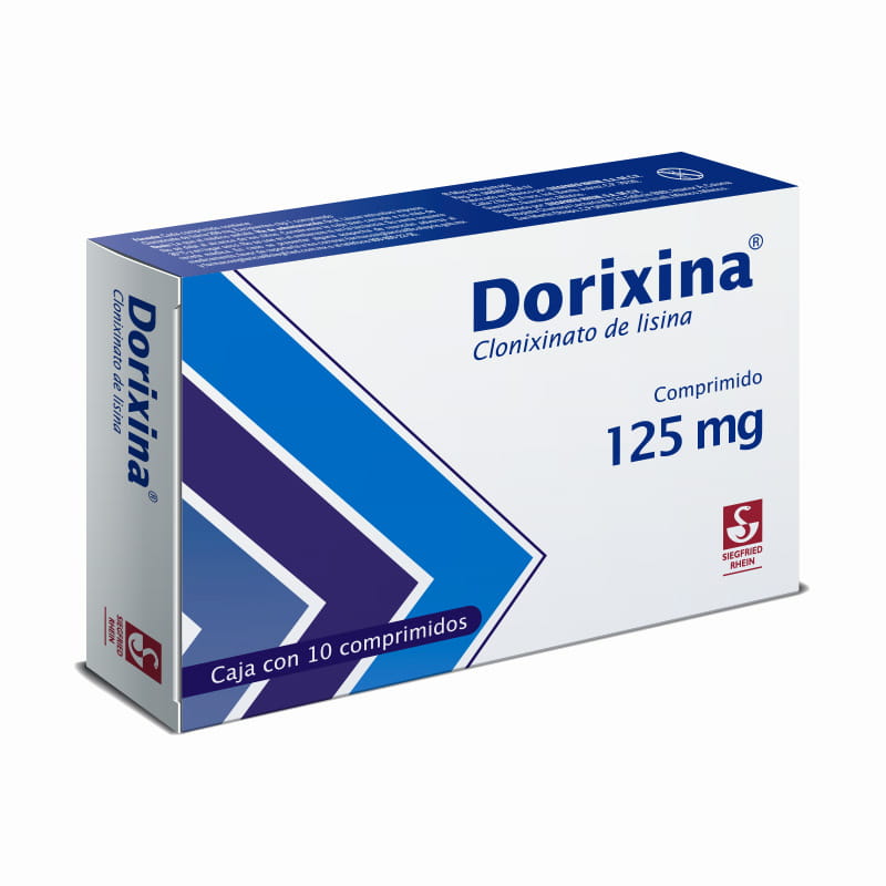 Dorixina 125 Mg - Caja Con 10 Comprimidos (Clonixinato De Lisina)