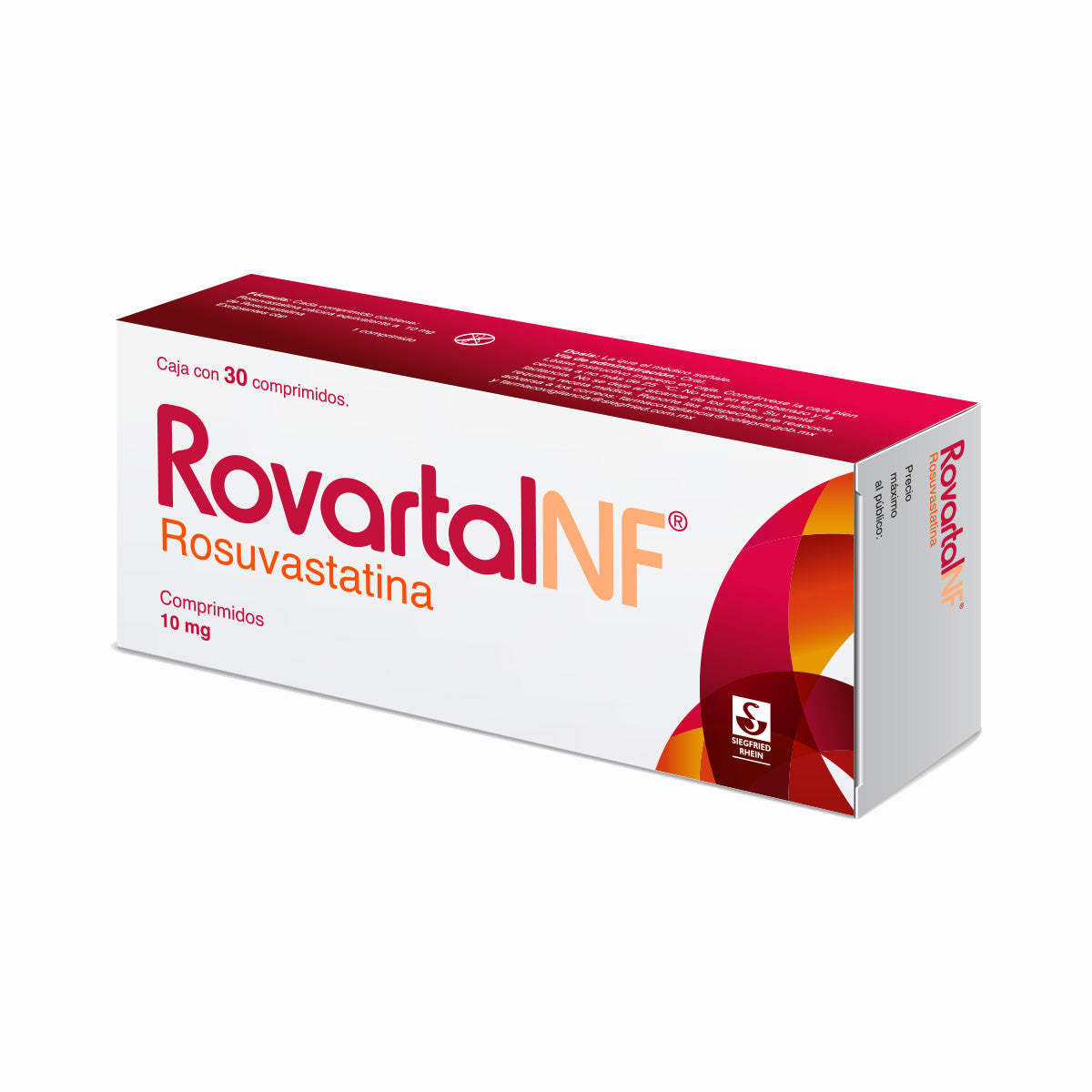 Rovartal Nf 10 Mg - Caja Con 30 Comprimidos (Rosuvastatina)