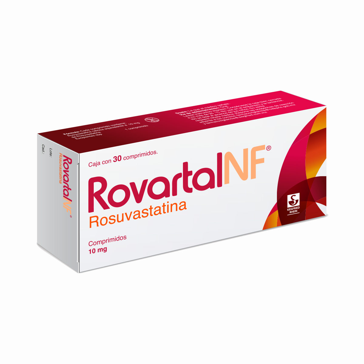 Rovartal Nf 10 Mg - Caja Con 30 Comprimidos (Rosuvastatina)