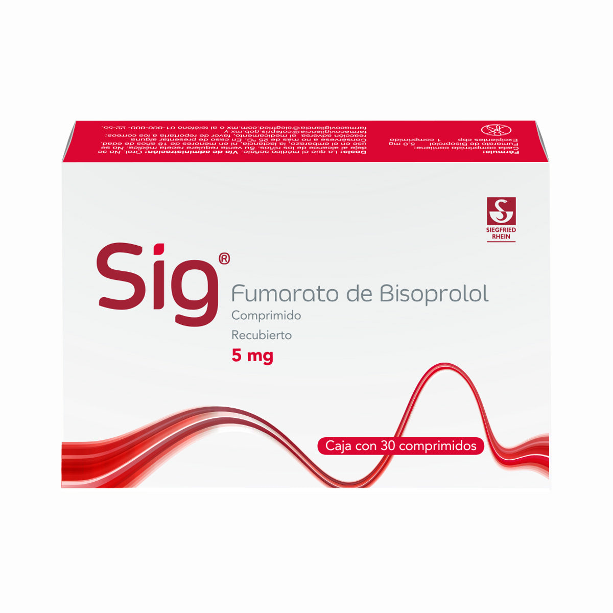 Sig 10 Mg - Caja Con 30 Comprimidos (Bisoprolol)