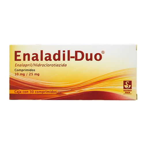 Enaladil-Duo 10 25 Mg Con 30  Comprimidos