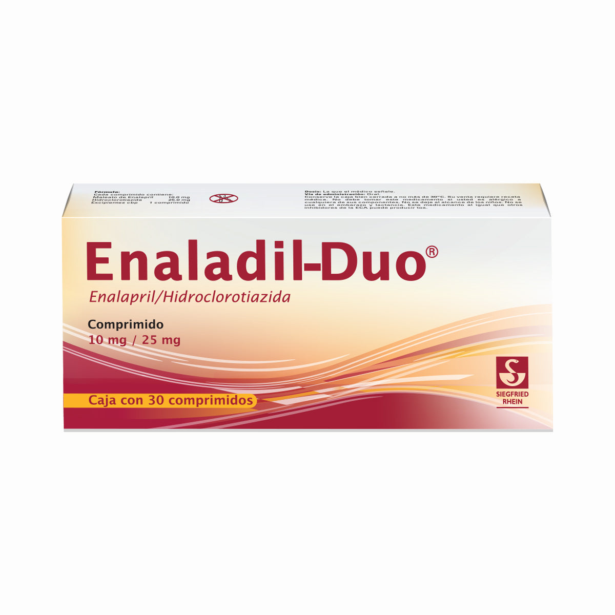 Enaladil-Duo 10 25 Mg Con 30  Comprimidos