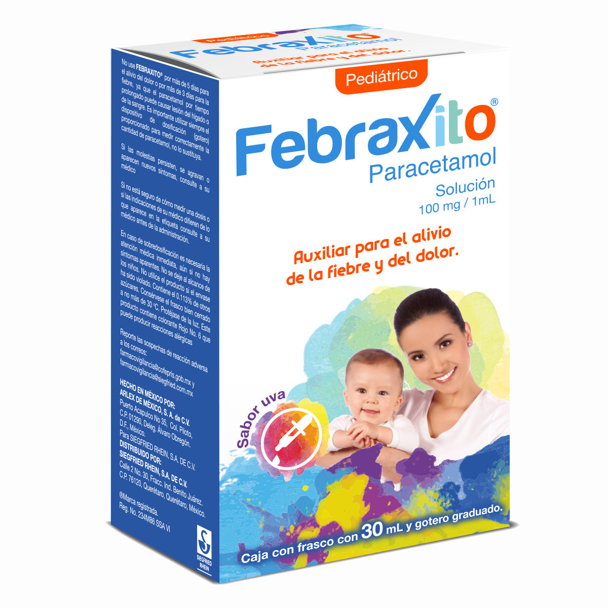 Febraxito 100 Mg - Frasco 30 Ml Paracetamol 7501300420206
