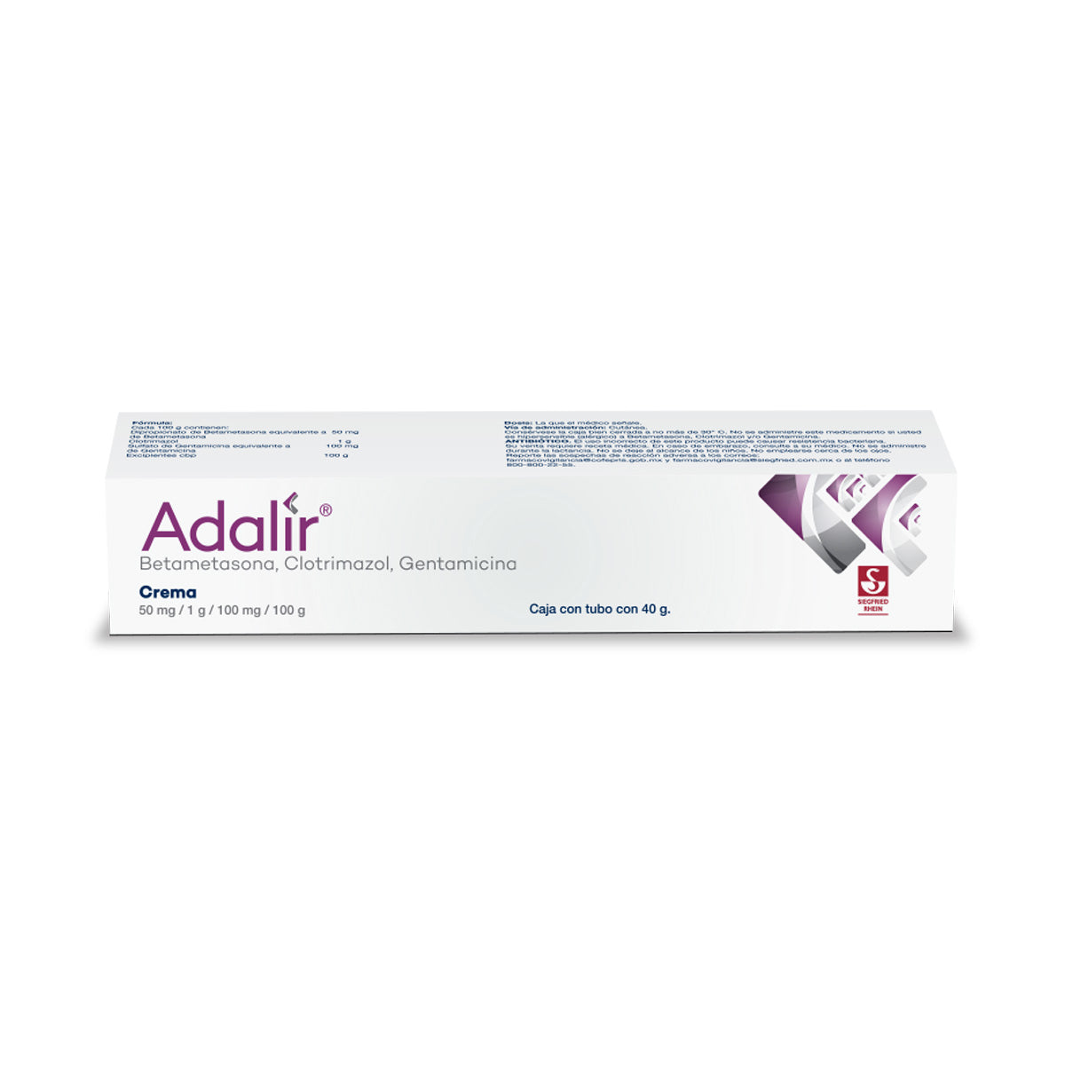 Adalir 50 Mg - Crema En Tubo De 40 Gr (Betametasona)