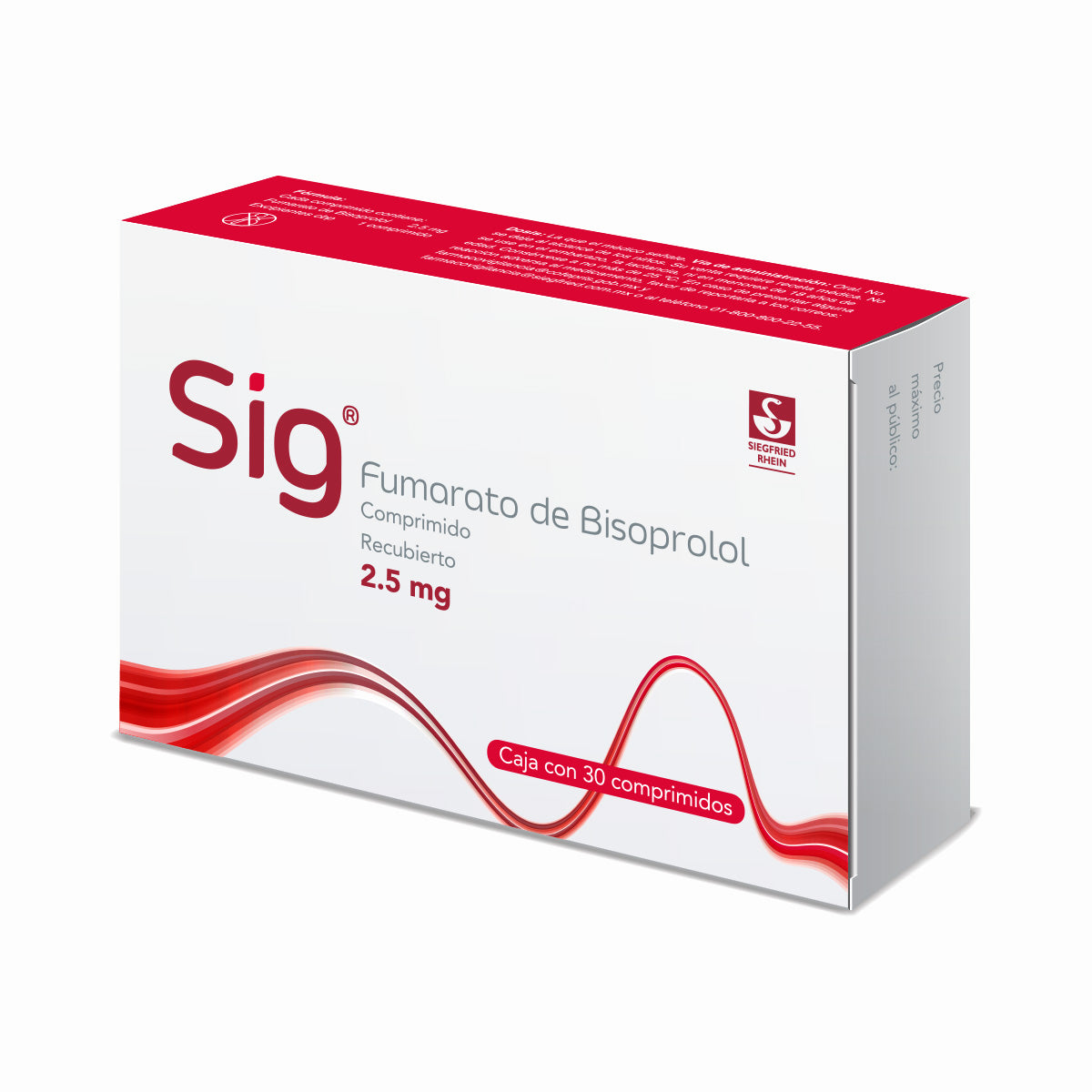Sig 5 Mg - Caja Con 30 Comprimidos (Bisoprolol)