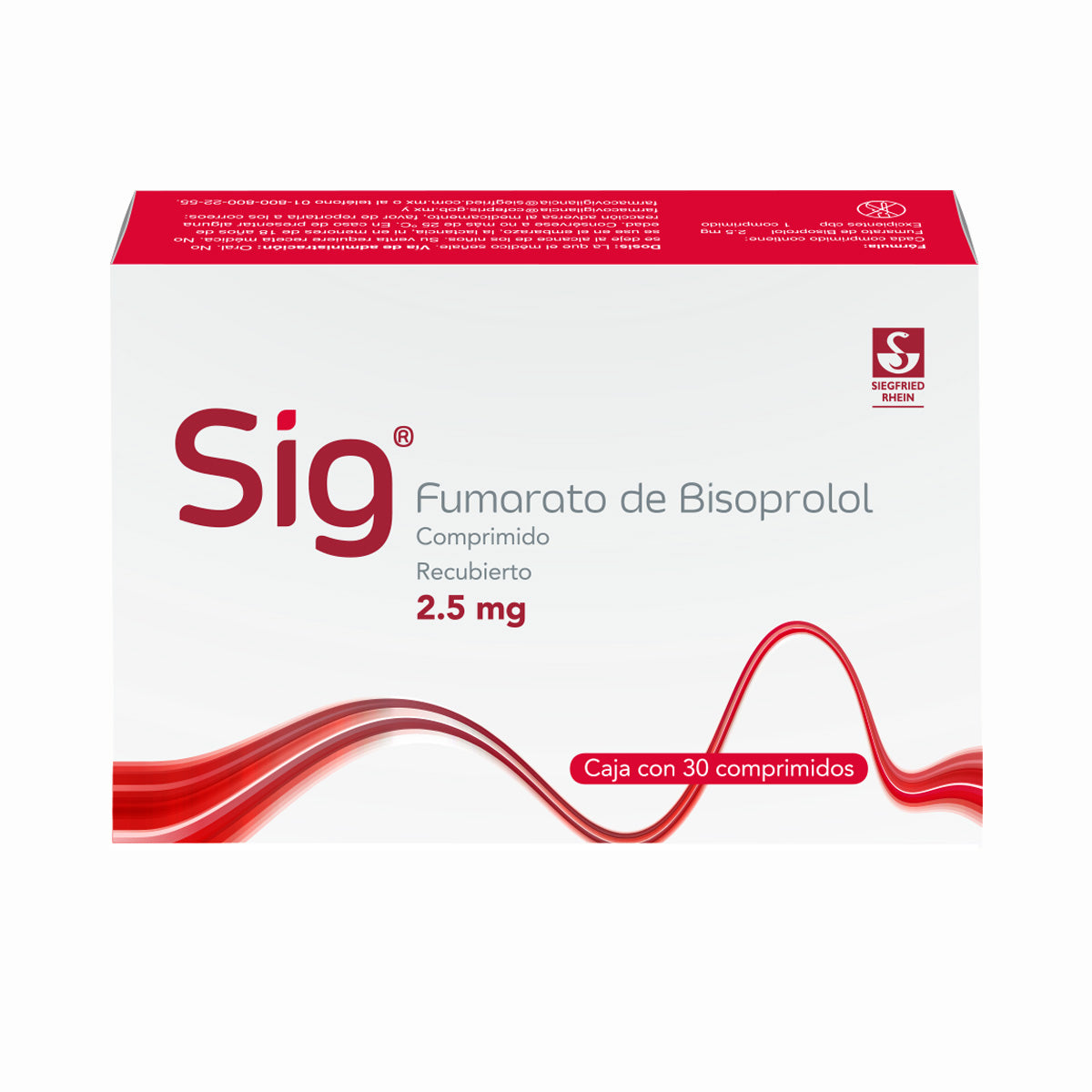 Sig 5 Mg - Caja Con 30 Comprimidos (Bisoprolol)