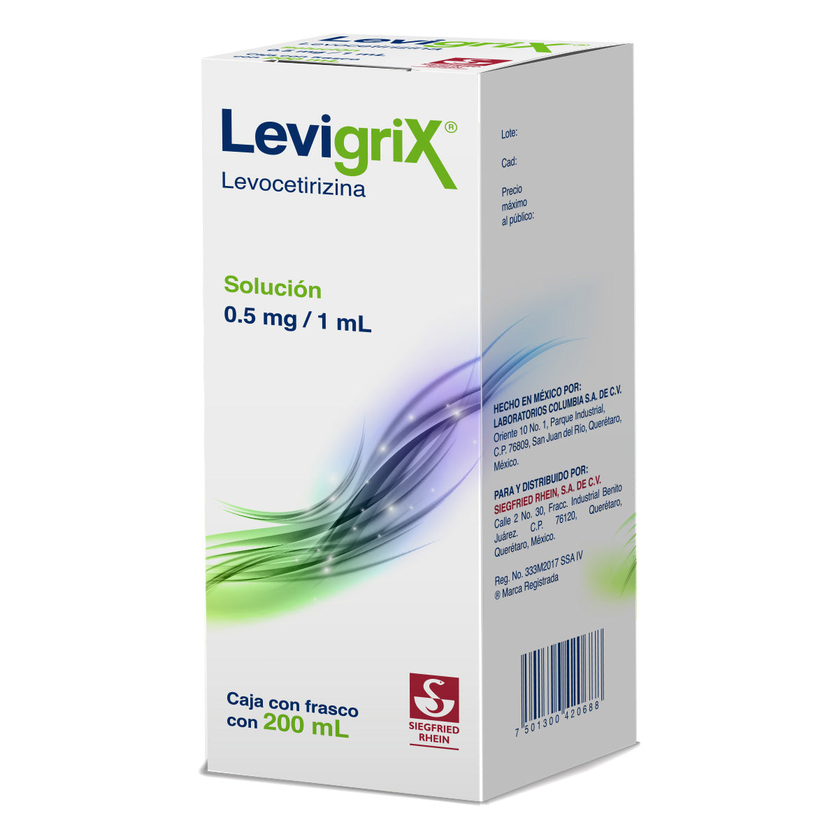 LEVIGRIX 0.5 MG/1 ML SOLUCIÓN 200 ML