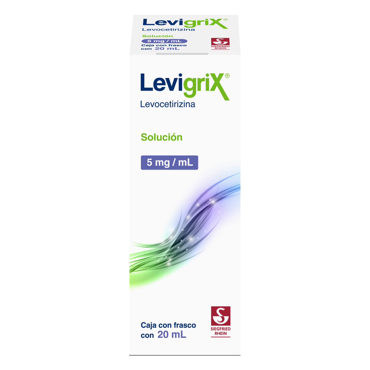 Levigrix 5 Mg - Frasco Gotero 20 Ml (Levocetirizina)