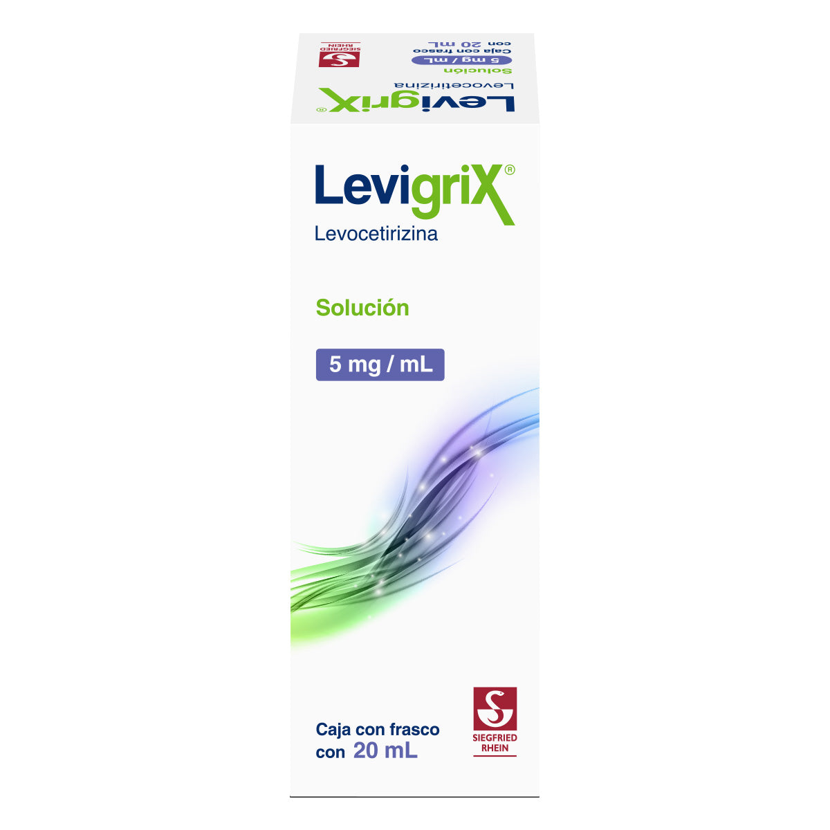 Levigrix 5 Mg - Frasco Gotero 20 Ml (Levocetirizina)