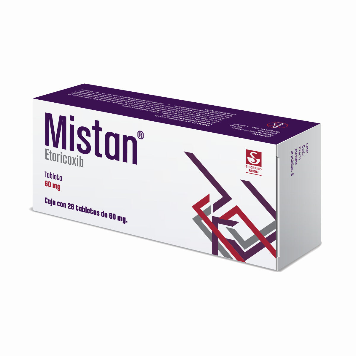 Mistan 60 Mg Con 28 Tabletas
