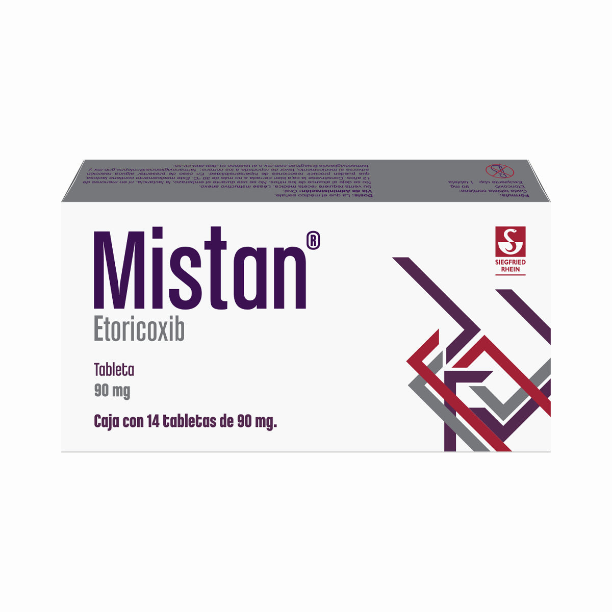 Mistan 90 Mg Con 14 Tabletas