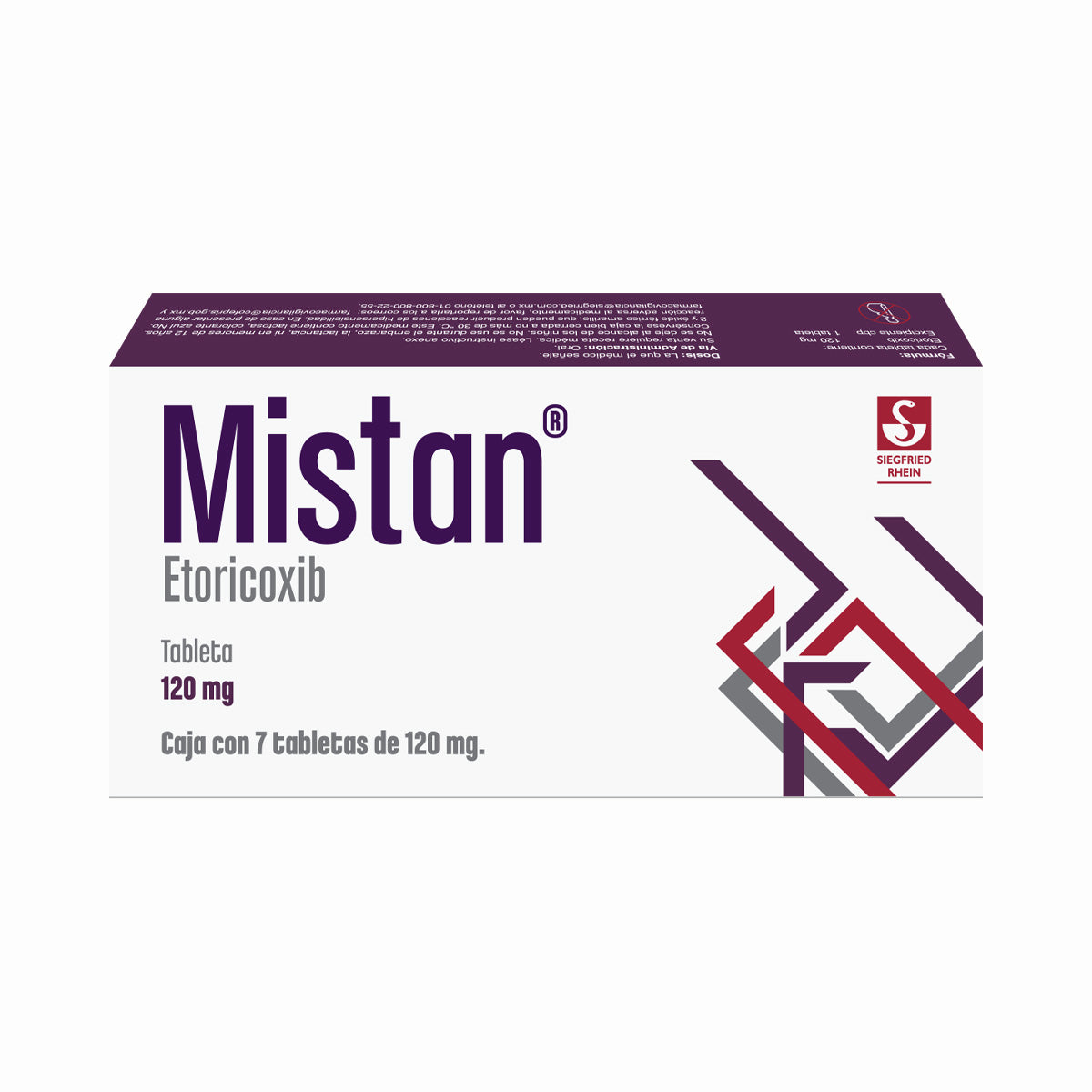 Mistan 120 Mg Con 7 Tabletas