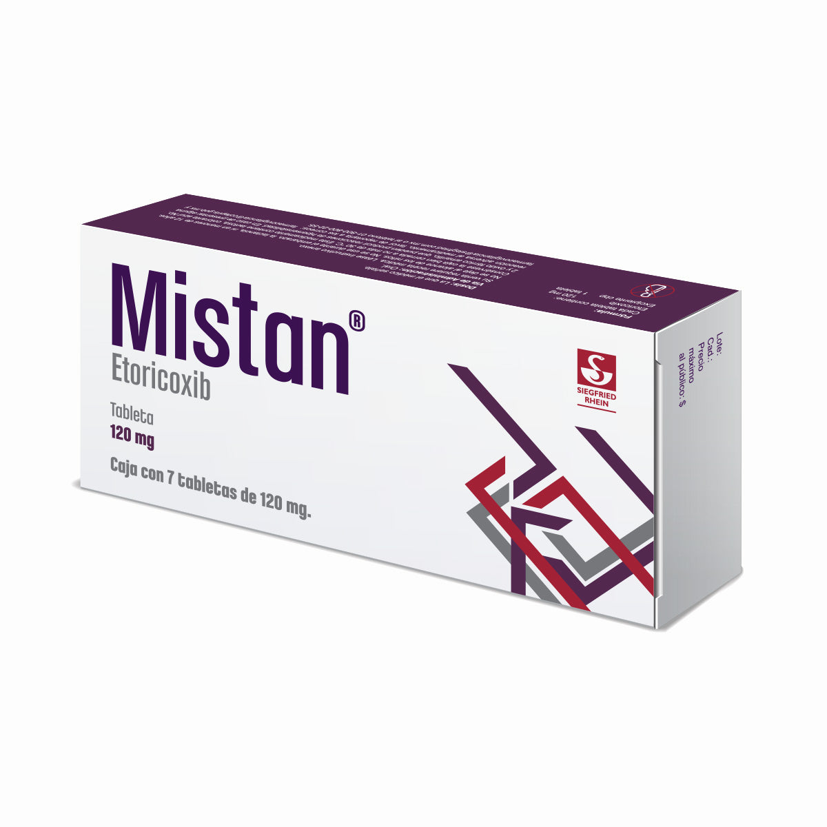 Mistan 120 Mg Con 7 Tabletas