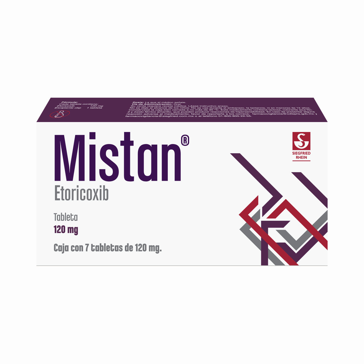 Mistan 120 Mg Con 7 Tabletas
