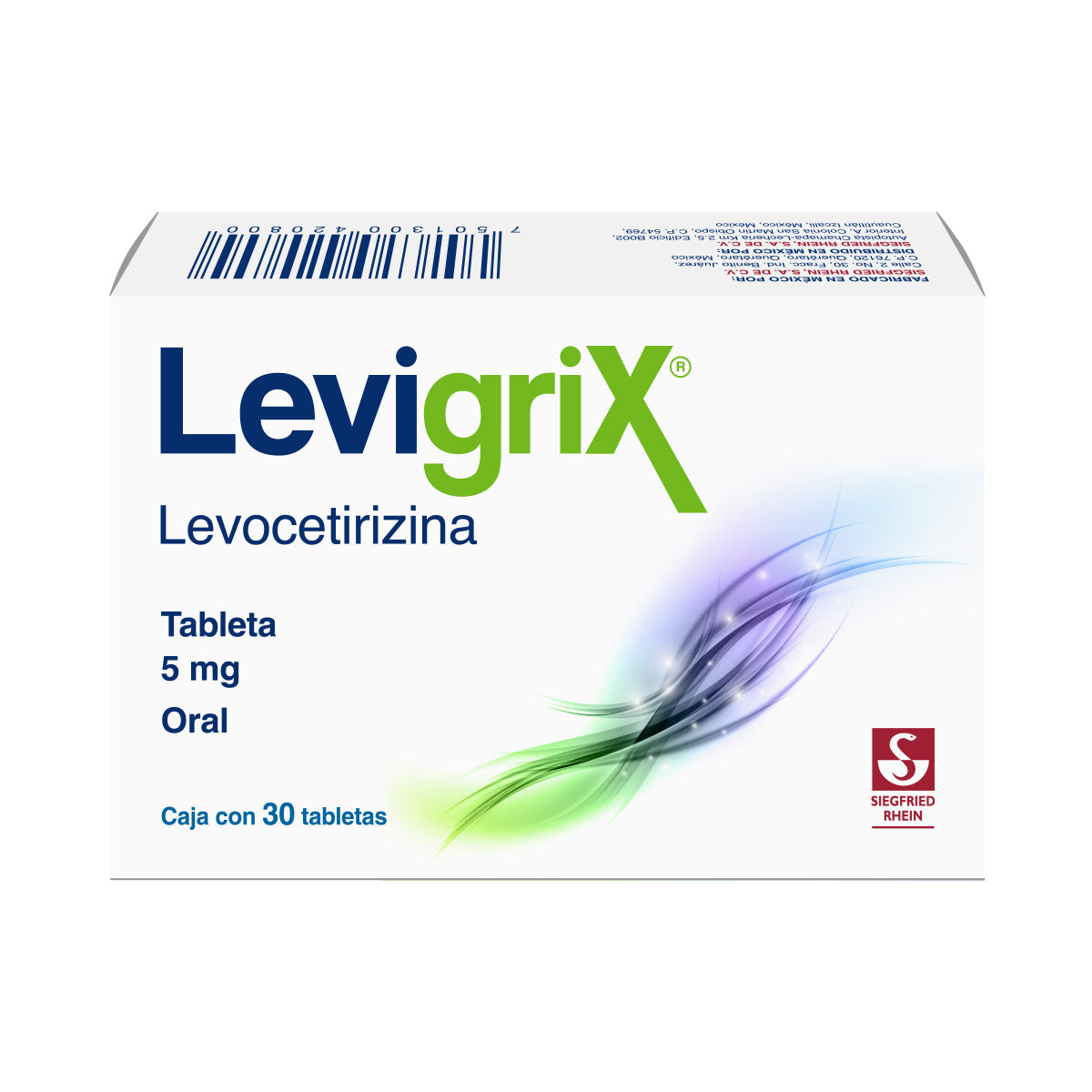 LEVIGRIX 5 MG TABLETAS 30