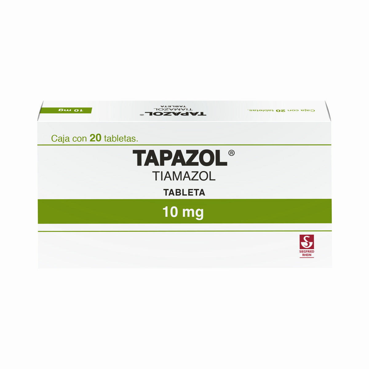 Tapazol 10 Mg Con 20 Tabletas
