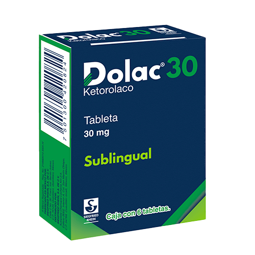 Dolac 30 30 Mg Con 6 Tabletas Sublingual