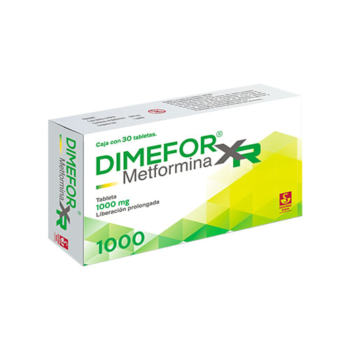 Dimefor Xr Lp 1000 Mg Con 30 Tabletas