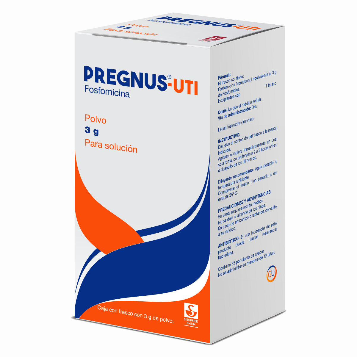 Pregnus-Uti Adulto 3 G - Polvo (Fosfomicina)