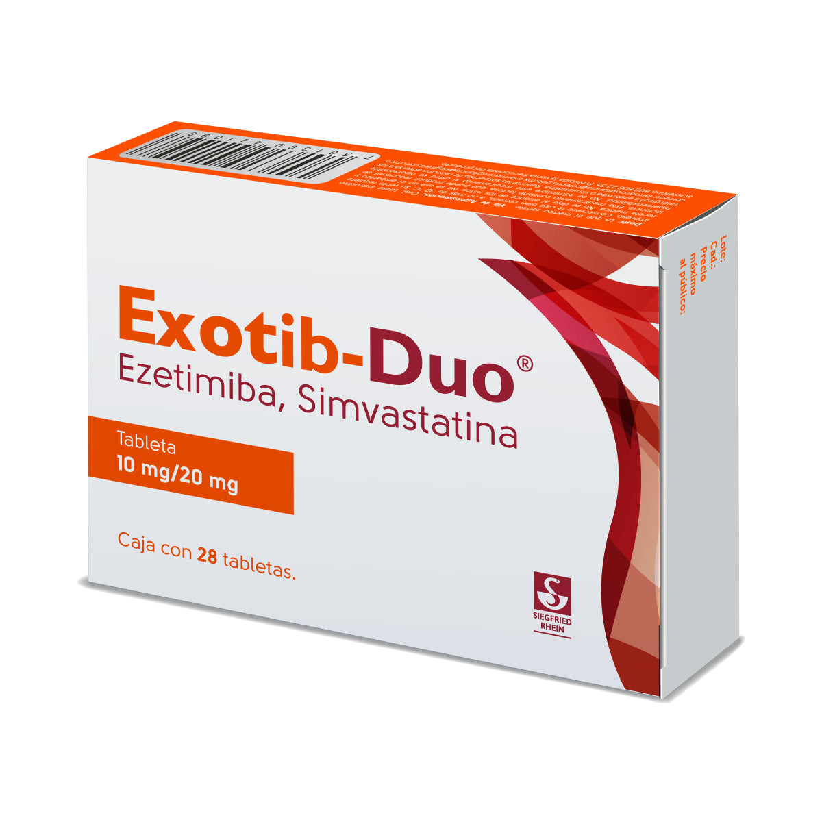 Exotib Duo 10/20 Mg Con 28 Tabletas