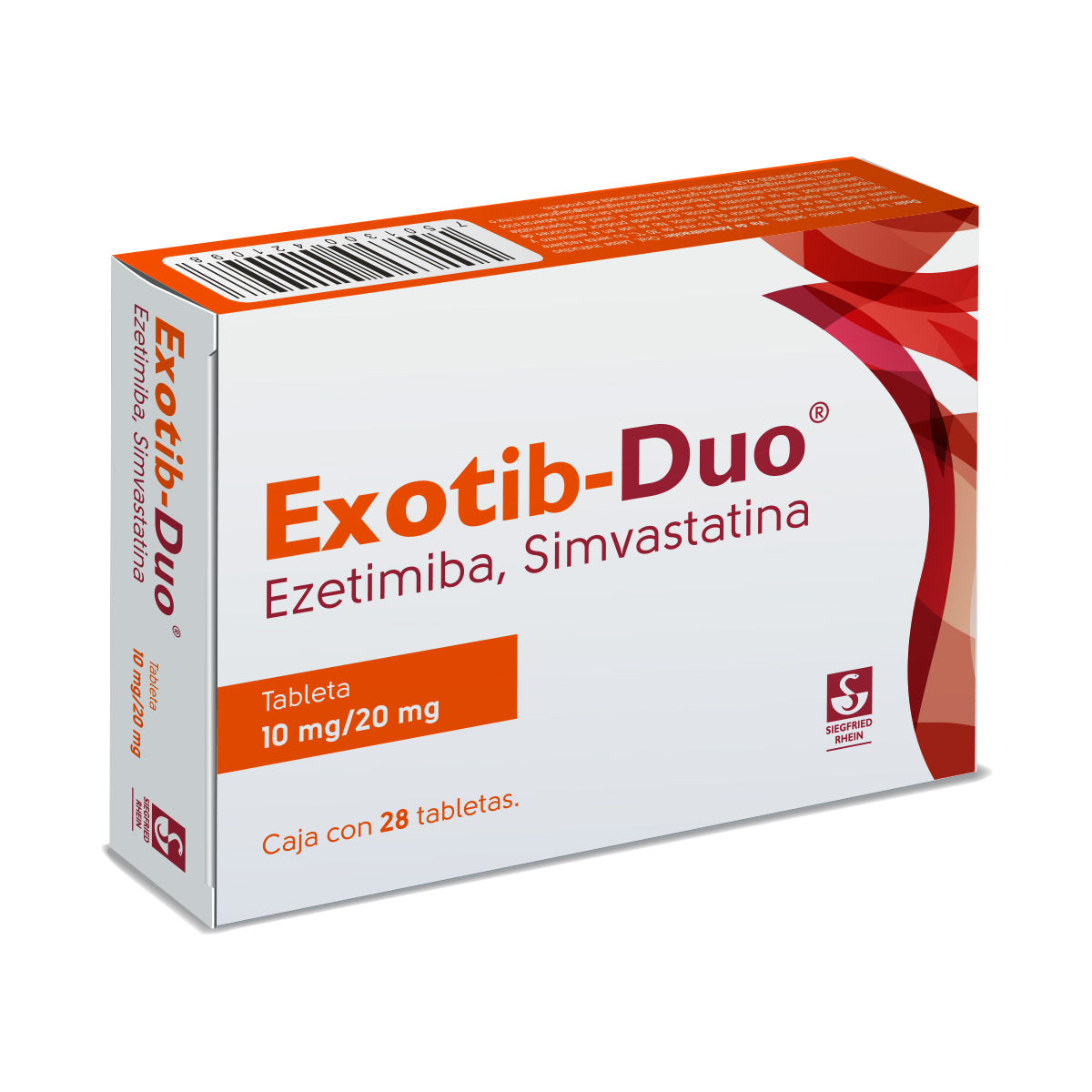 Exotib Duo 10/20 Mg Con 28 Tabletas