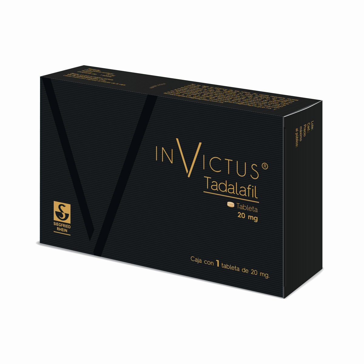 Invictus 20 Mg - Caja Con 1 Tableta (Tadalafil)