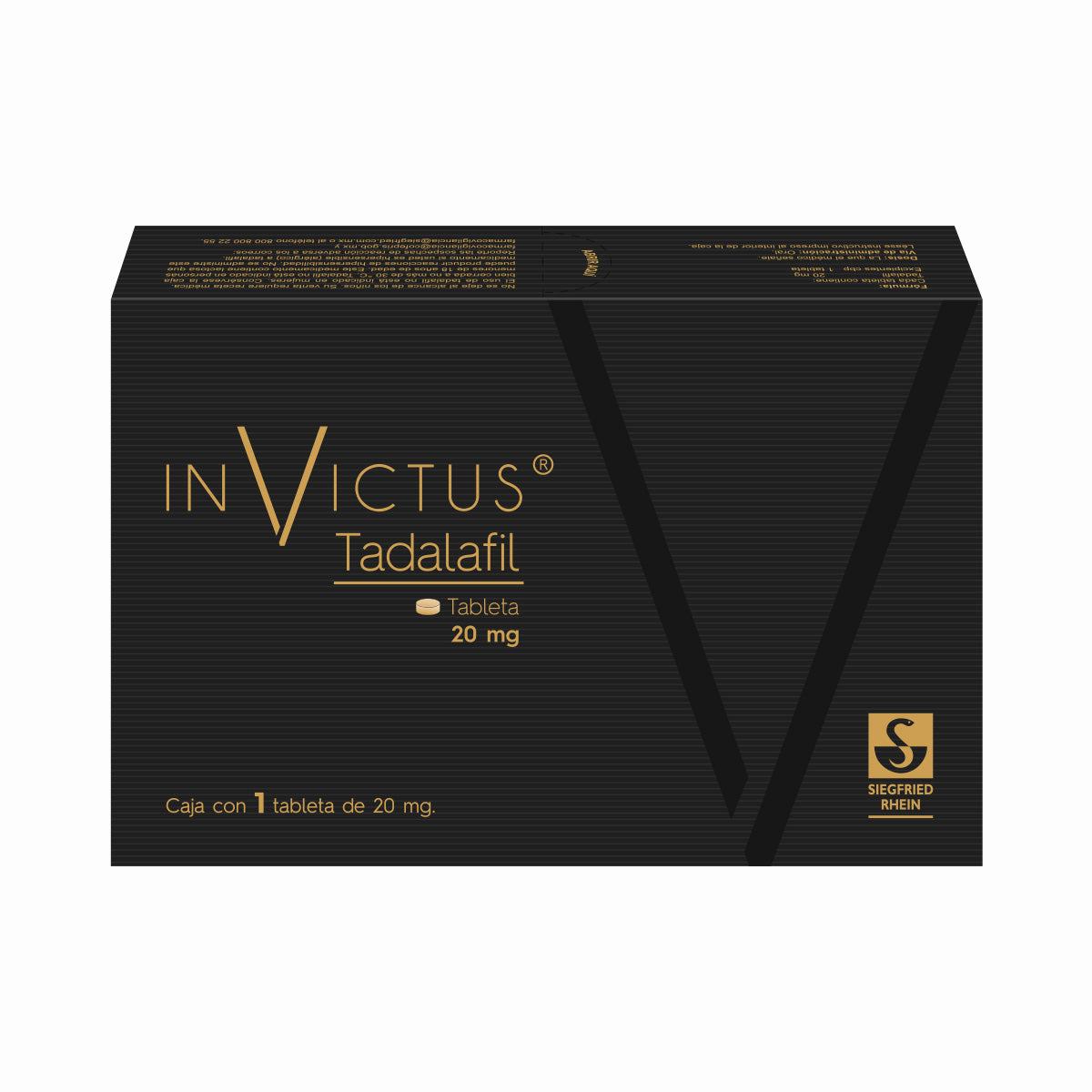 Invictus 20 Mg - Caja Con 1 Tableta (Tadalafil)