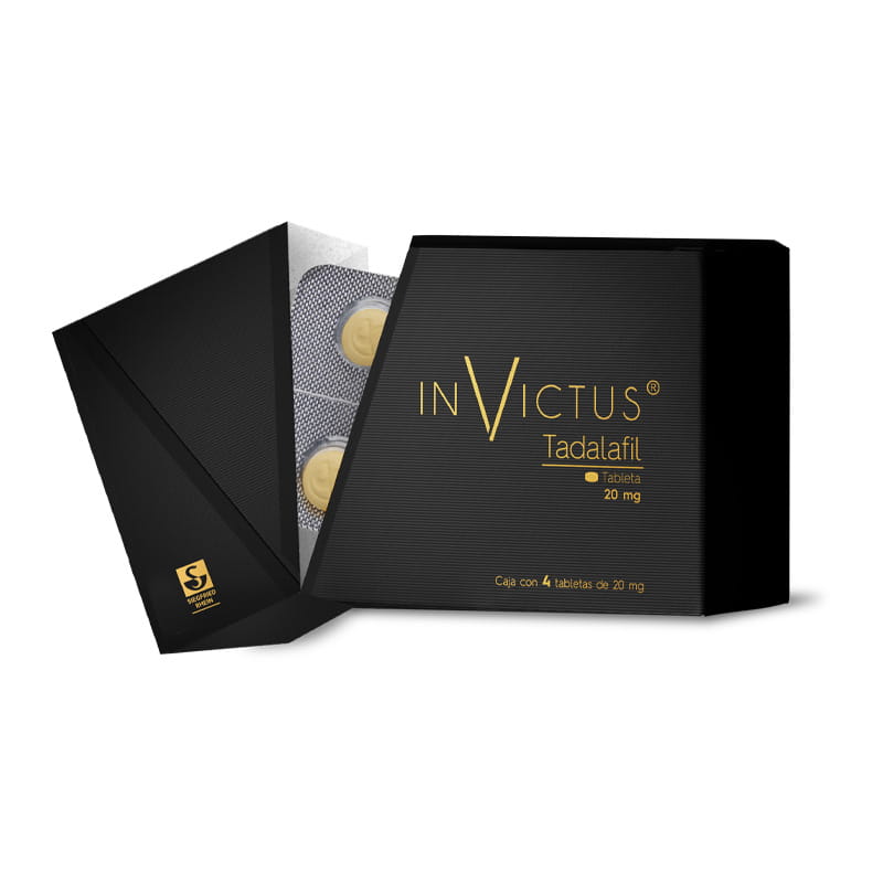 Invictus 20 Mg - Caja Con 4 Tabletas (Tadalafil)