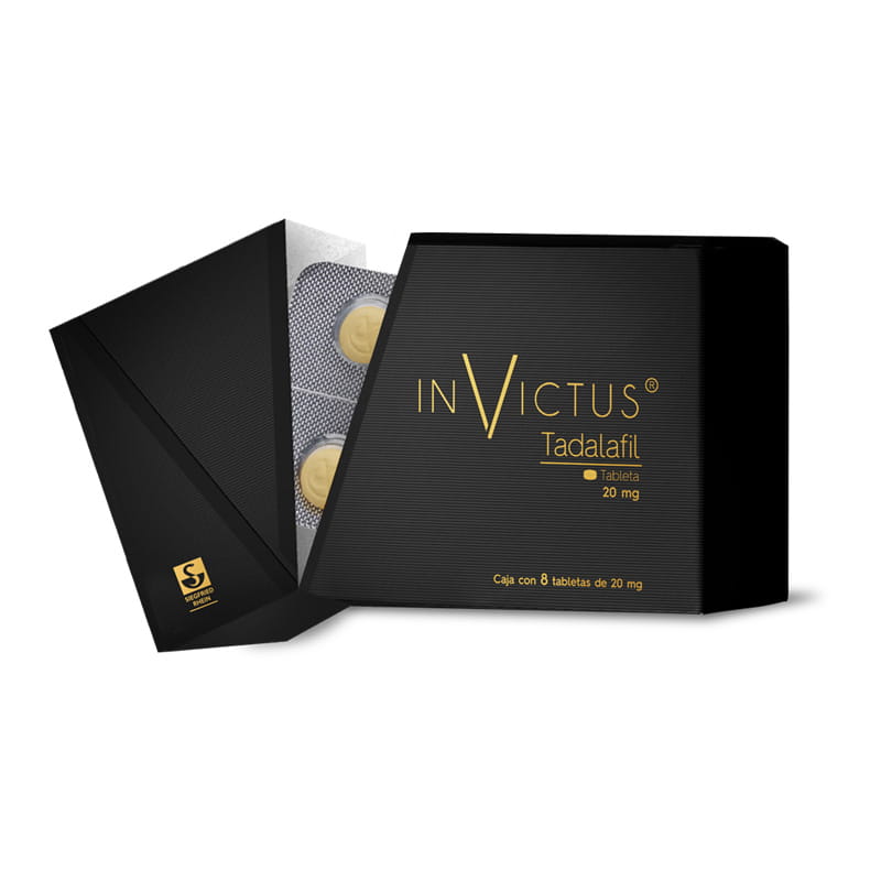 Invictus 20 Mg - Caja Con 8 Tabletas (Tadalafil)