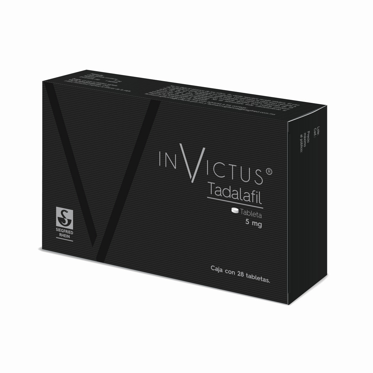 Invictus 5 Mg - Caja Con 28 Tabletas (Tadalafil)