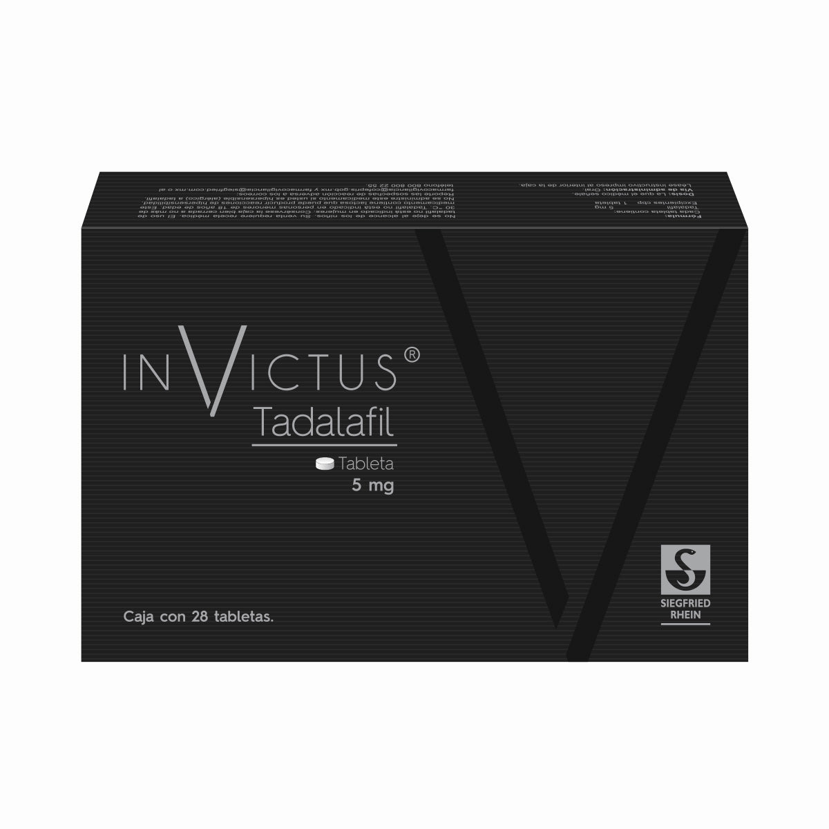 Invictus 5 Mg - Caja Con 28 Tabletas (Tadalafil)