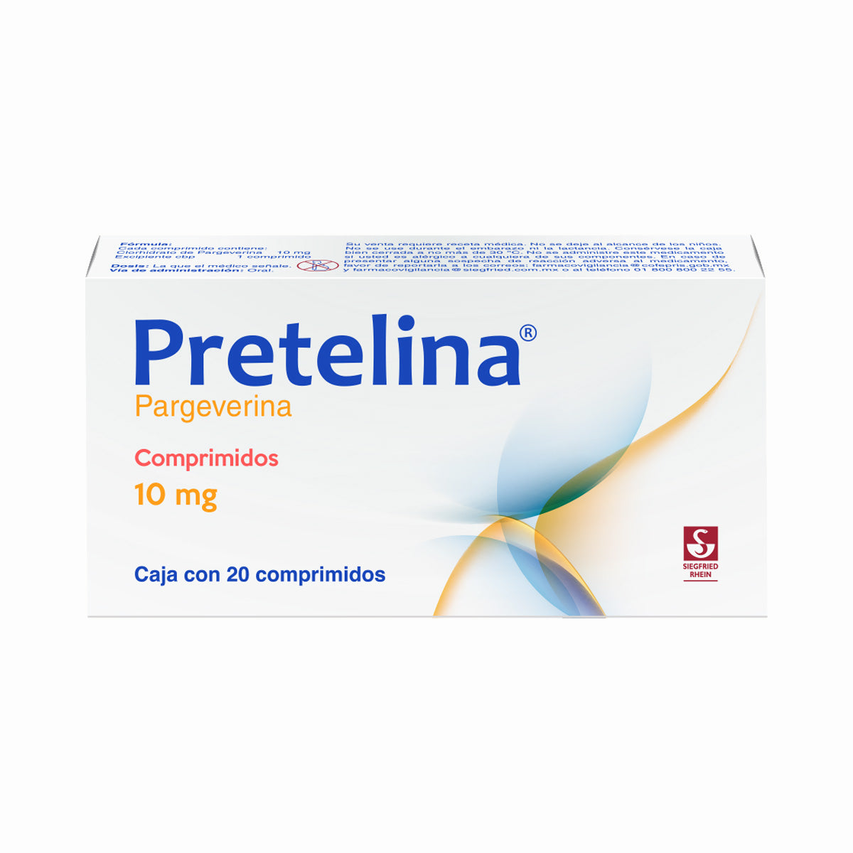 Pretelina 10 Mg Con 20 Comprimidos