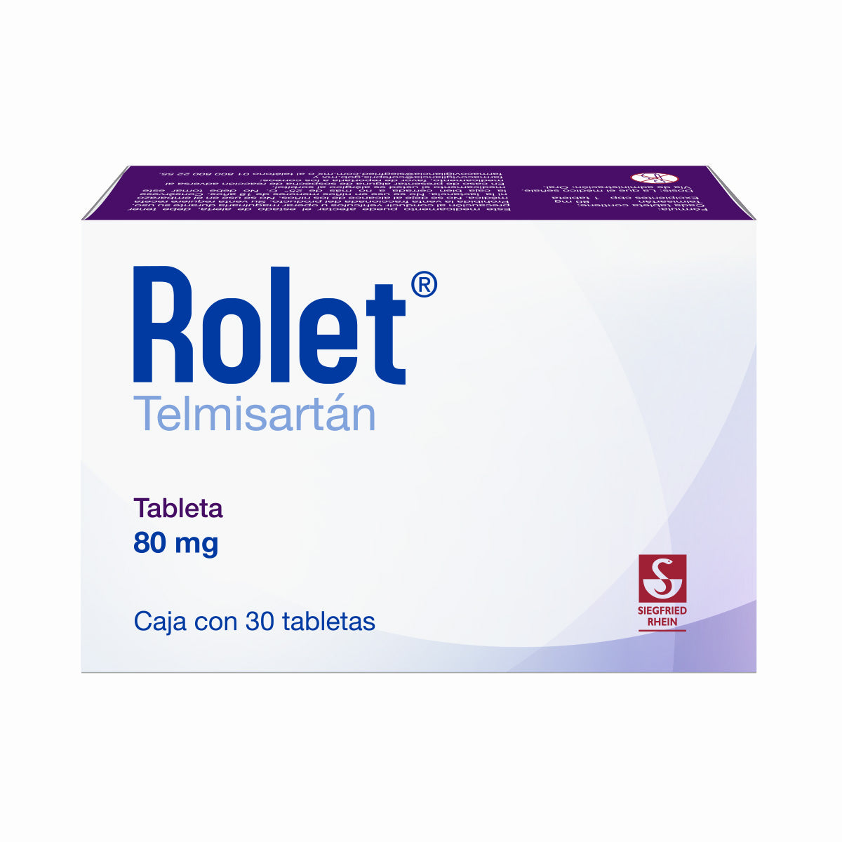 Rolet 80 Mg - Caja Con 30 Tabletas (Telmisartán)
