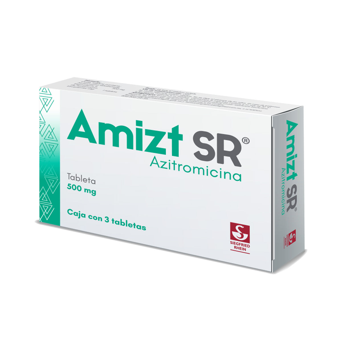 AMIZT SR 500 MG CON 3 TAB