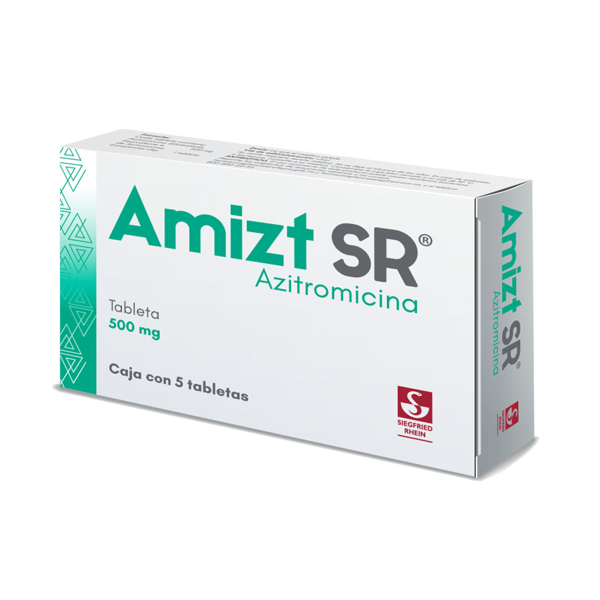 Amizt Sr 500 Mg - Caja Con 5 Tabletas (Azitromicina)