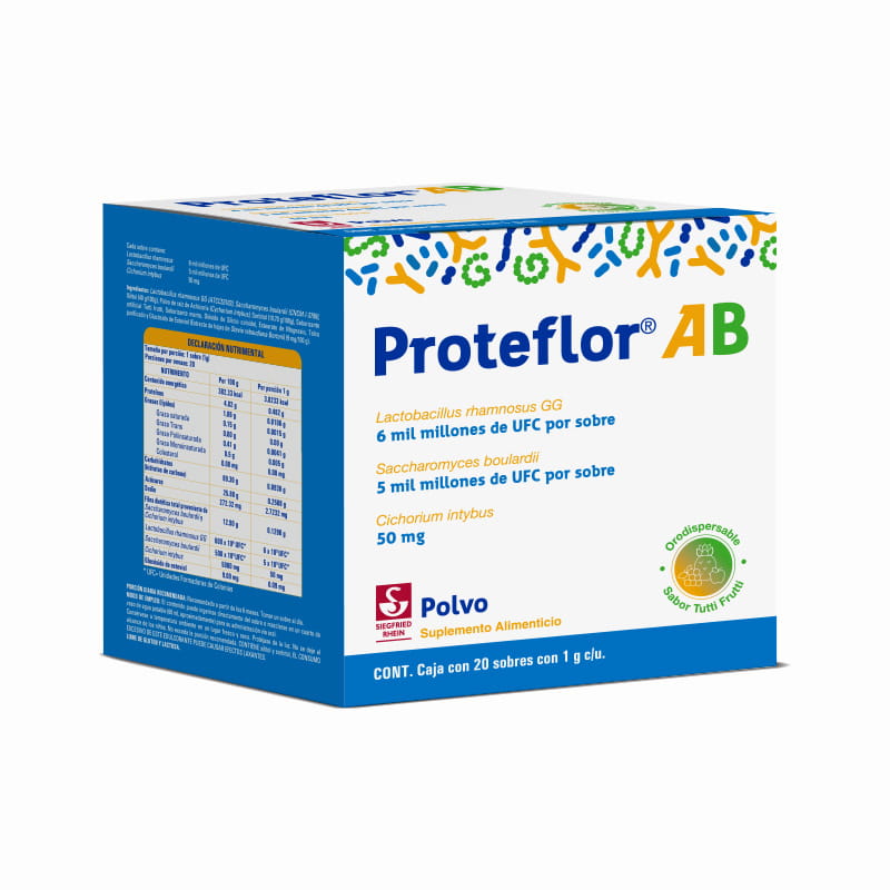 Proteflor Ab Suplemento Alimenticio Con 20 Sobres De 1 G