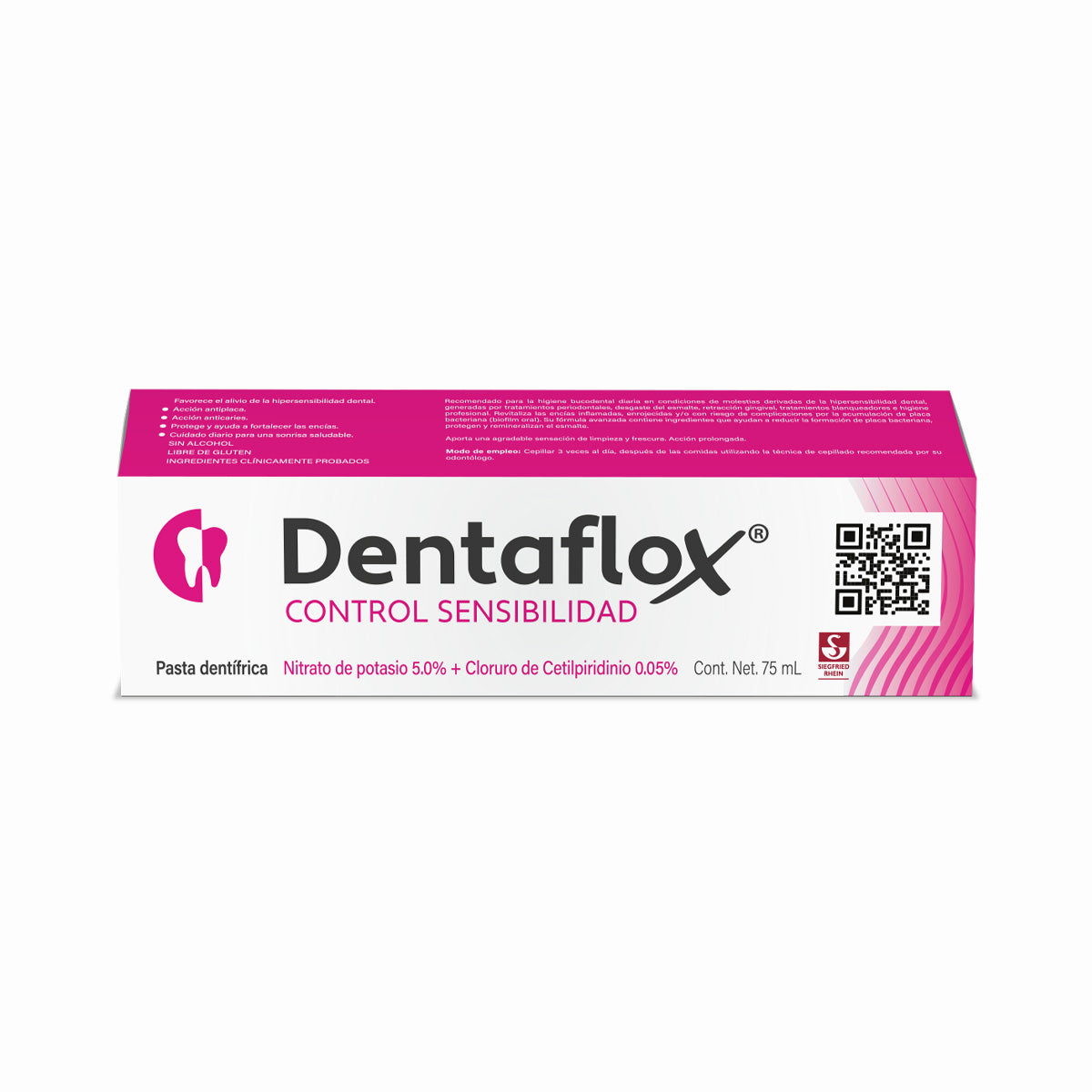 Crema Dental Dentaflox Control Sensibilidad 75 Ml